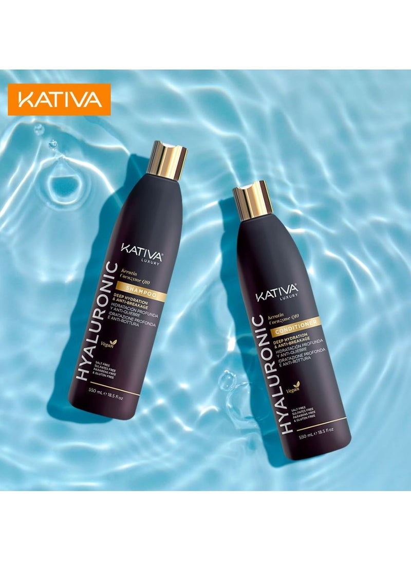 Kativa Hyaluronic Shampoo Deep Hydration and Anti-Breakage 500ml - Image 4