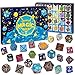 QMAY Polyhedral Dice 24 Pcs Mystery Dice Box Random Styles Dice Pins Badges Bulk DND Dice Dice Advent Calendar DD Gifts Great for Dungeons and Dragons RPG MTGRole Playing Table Game - Image 2