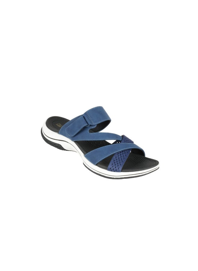 ZAYNA 221-281 Zayna Ladies Casual Sandals 23ABT171 Navy  - Image 2