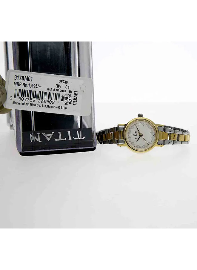 تيتان Stainless Steel Analog Wrist Watch 917BM01