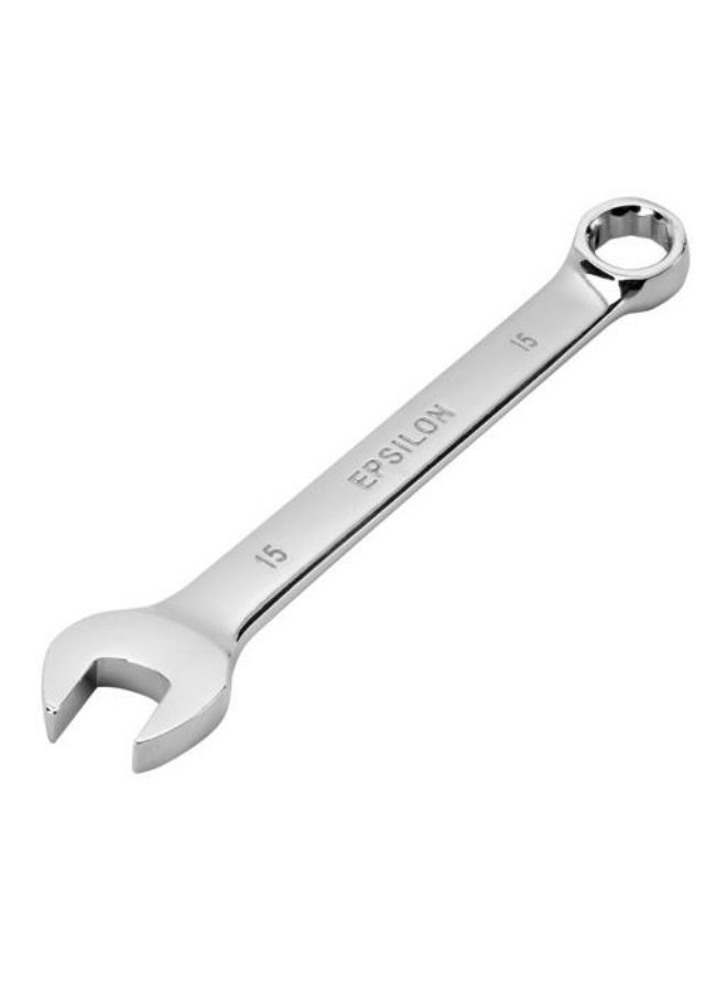 إبسلون ايبسيلون 15 ملم مفتاح مشترك - ET1139 | صلب مطروق ، مصقول بالكامل ، مقوي ومقاوم ، متين للغاية ، مثالي لتصلب وتفكيك الصواميل | فضة - Image 2