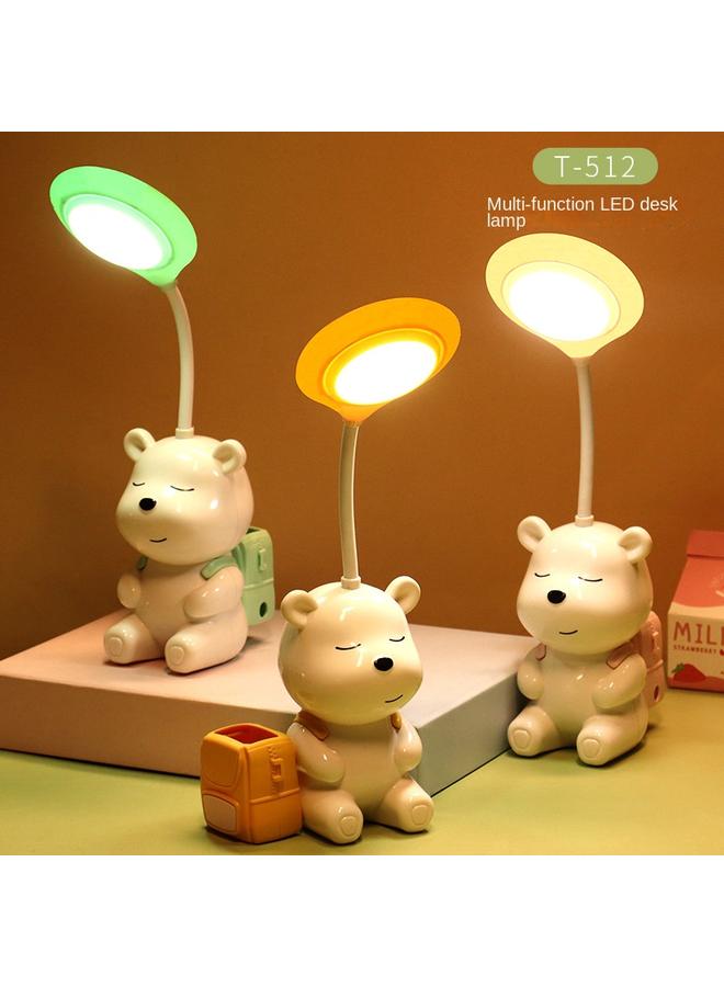 Bluejw New Desktop Rechargeable Table Lamp USB Cartoon Eye Protection Learning Small Table Lamp Dormitory Bedside Lamp - Image 1