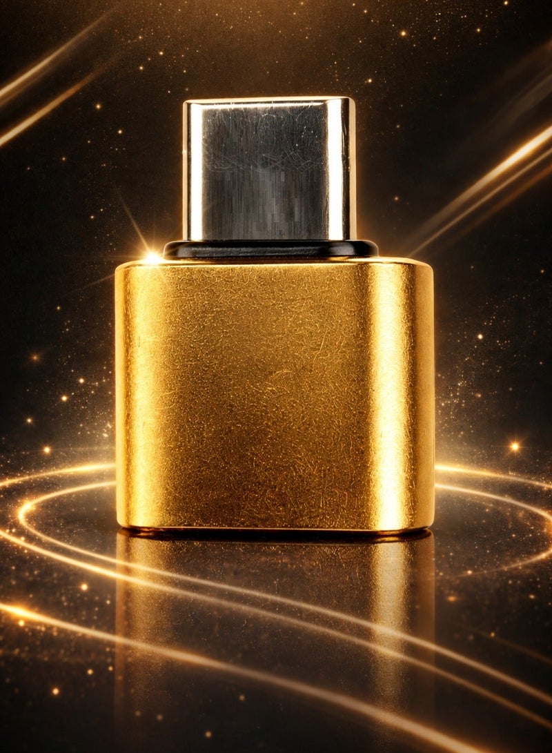محول OTG من USB أنثى إلى Type-C ذكر – لتوصيل الفلاش، الكيبورد، الماوس وأجهزة USB بالهواتف والأجهزة اللوحية - Image 1