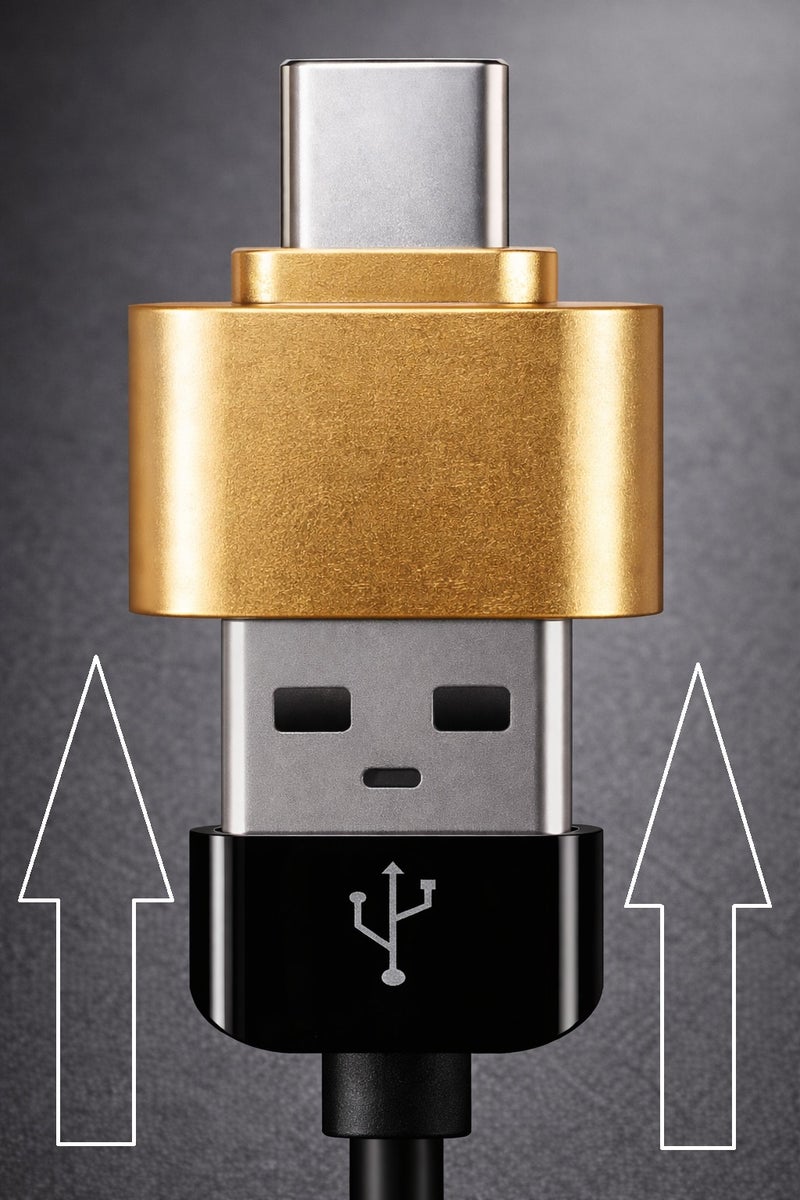 محول OTG من USB أنثى إلى Type-C ذكر – لتوصيل الفلاش، الكيبورد، الماوس وأجهزة USB بالهواتف والأجهزة اللوحية - Image 2