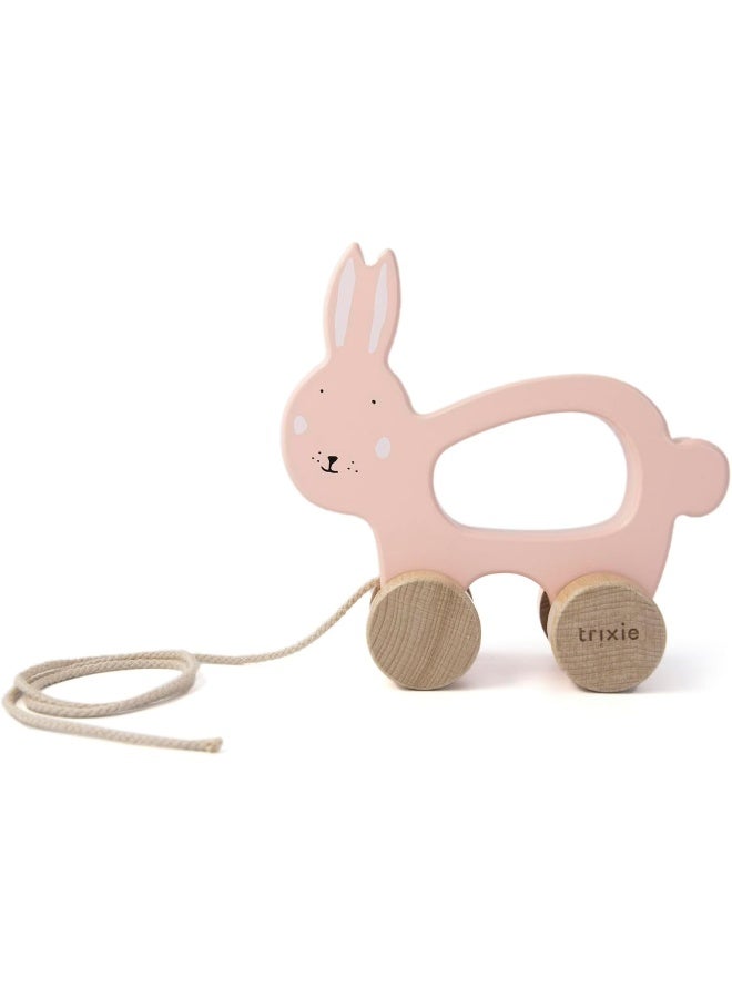 Trixie Wooden pull along toy - Mrs. Rabbit - Image 1