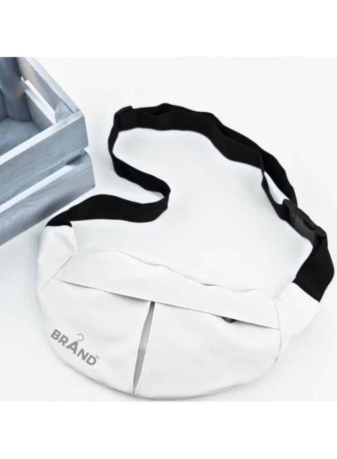 Brand Stores Water Proof Cross and Waist Bag - white 