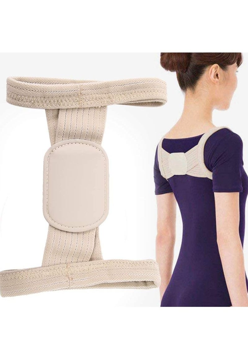 Excefore Posture Corrector, 2 Pcs Correction Belt Back Spine Support Adjustable Upper Brace for Clavicle and Providing Pain Relief Women Men, Breathable(L)  - Image 1