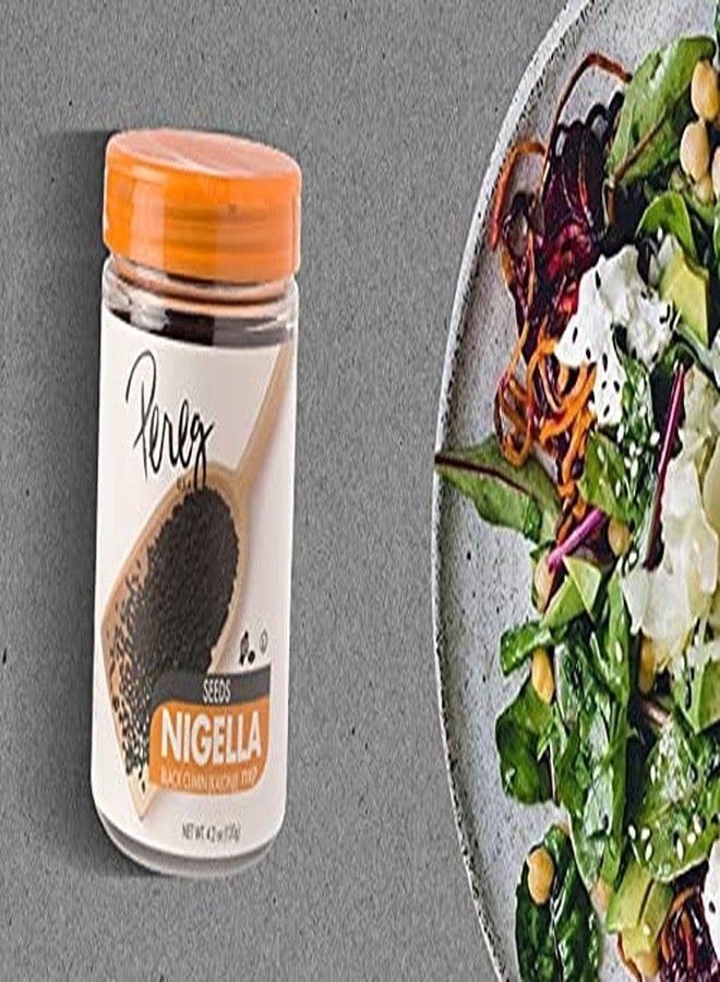 Pereg Nigella Black Cumin Seeds (4.5 Oz) - Ideal for Seasoning Vegetables & Eggs - Non-GMO & All Natural – Non-Irradiated - Image 2