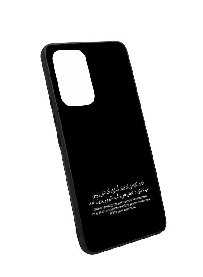 Okteq TPU Protection and Hybrid Rigid Clear Back Cover Case I'm Not Ignoring for Samsung Galaxy A53 5G  - Image 2