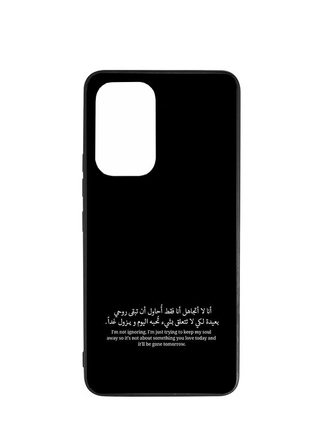 Okteq TPU Protection and Hybrid Rigid Clear Back Cover Case I'm Not Ignoring for Samsung Galaxy A53 5G  - Image 1