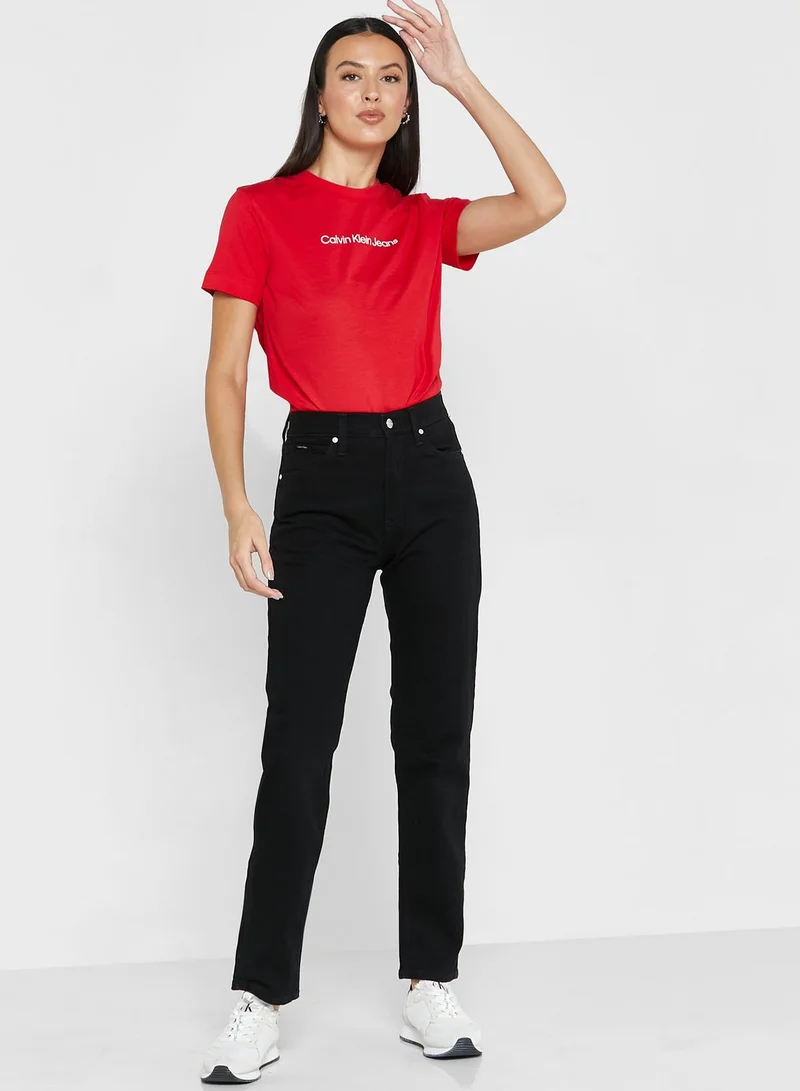 Calvin Klein Jeans Crew Neck Graphic T-Shirt