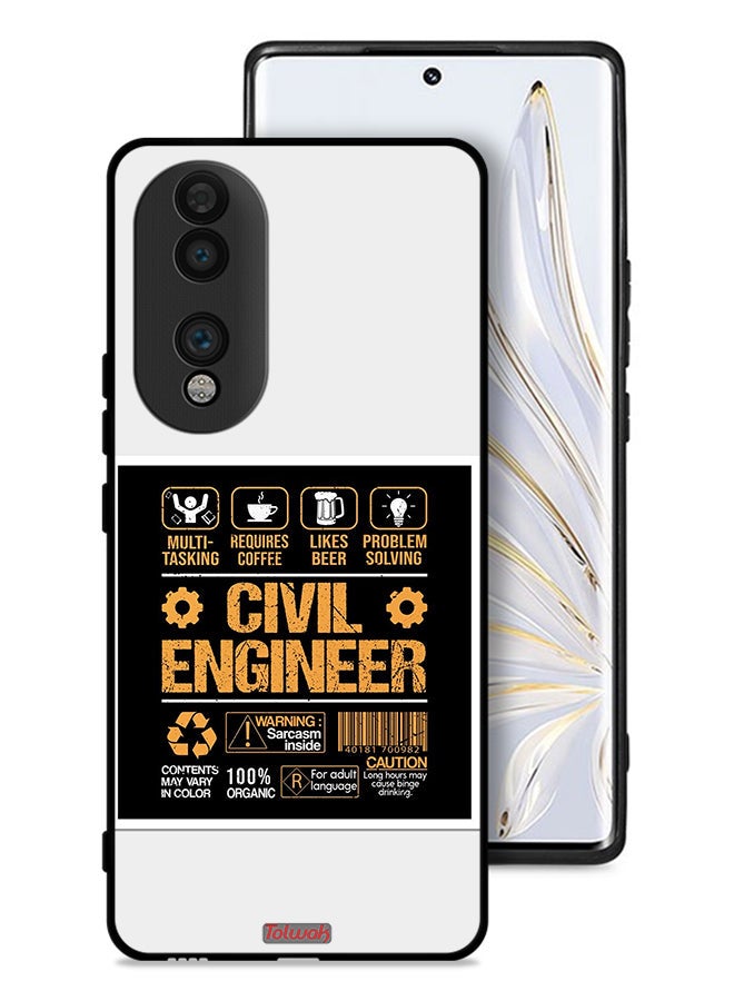 Tolwak Honor 70 Protective Case Cover Civil Engineer Sticker - Image 1