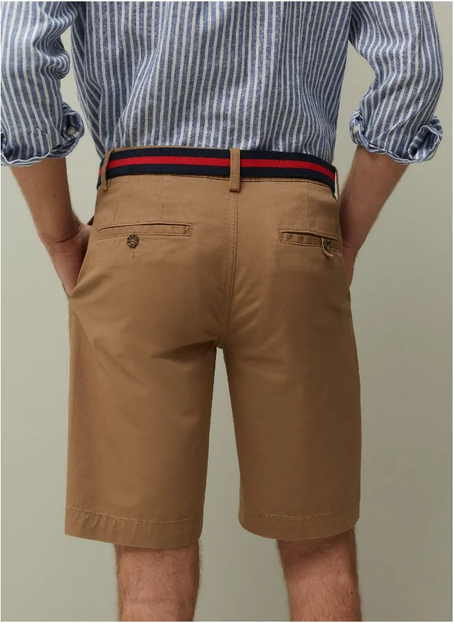 او في اس Ovs Piombo Stretch Cotton Chino Bermudas
