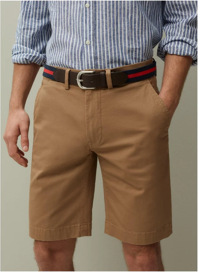 او في اس Ovs Piombo Stretch Cotton Chino Bermudas