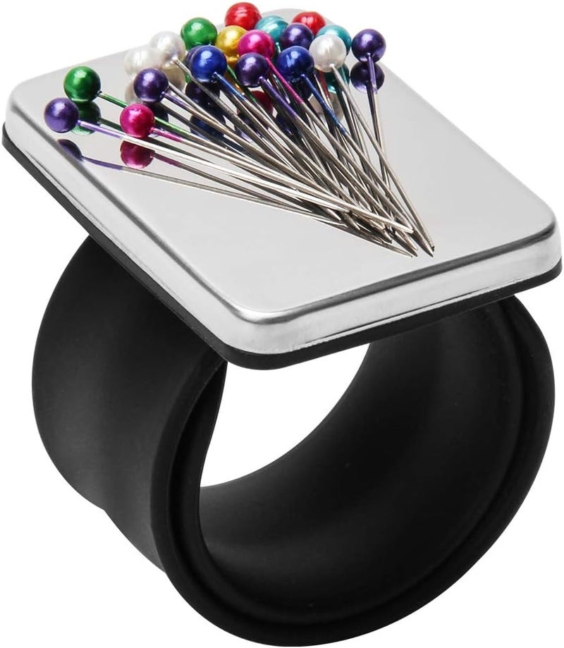 Coitak Magnetic Pin Holder Wrist Band, Magnetic Wrist Sewing Pincushion with Wristband for Sewing, 1 Replacement Wristband - Image 1