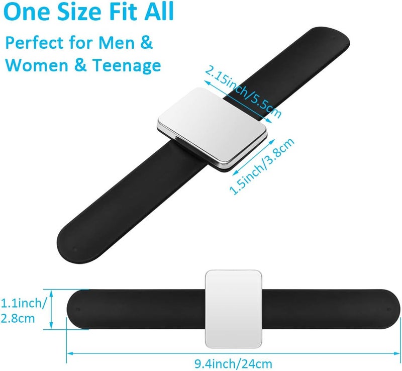 Coitak Magnetic Pin Holder Wrist Band, Magnetic Wrist Sewing Pincushion with Wristband for Sewing, 1 Replacement Wristband - Image 2