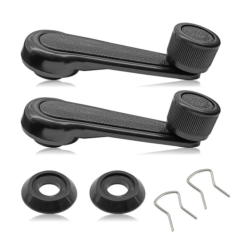 Dunviku 2Pack Manual Window Crank Regulator Handles Compatible with 19921998 Geo Chevy Tracker Suzuki Driver Passenger Side Replacement Handles - Image 3