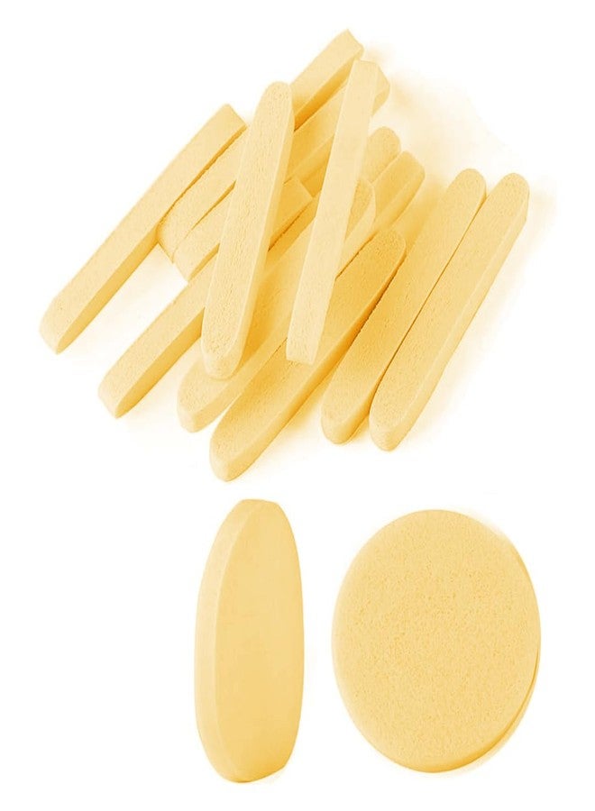 Multibrite 12Pcs Reusable Compressed Facial Sponges, Makeup Remover Pads, Face Cleansing Pads, Cosmetic Spa Sponges for Removing Dead Skin, Facial Cleansing, Gentle Exfoliating, Makeup Removal. - Image 1