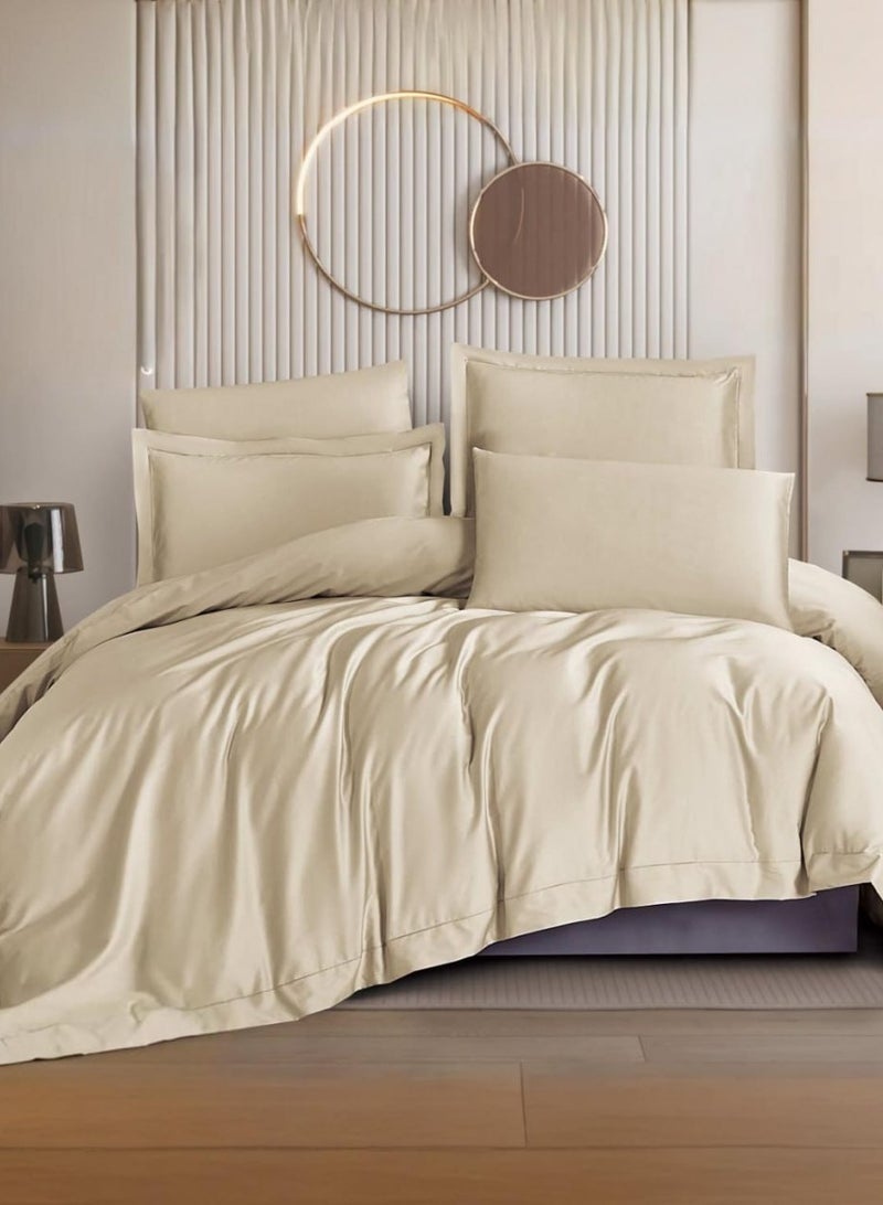 Bazaar Home Al-Faisaliah 7-Piece Hotel-Quality Duvet Set for Double Bed with Detachable Filling
