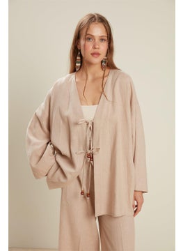 Manuka Manuka Linen Kimono Natural  - Image 1