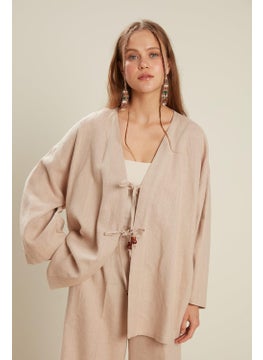 Manuka Manuka Linen Kimono Natural  - Image 2