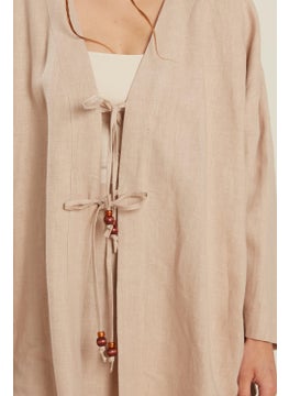 Manuka Manuka Linen Kimono Natural  - Image 4