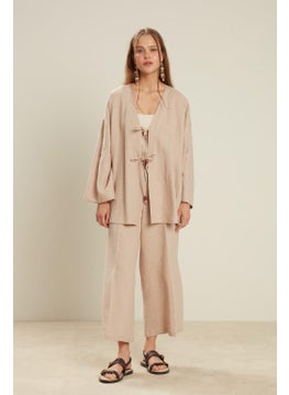 Manuka Manuka Linen Kimono Natural  - Image 5