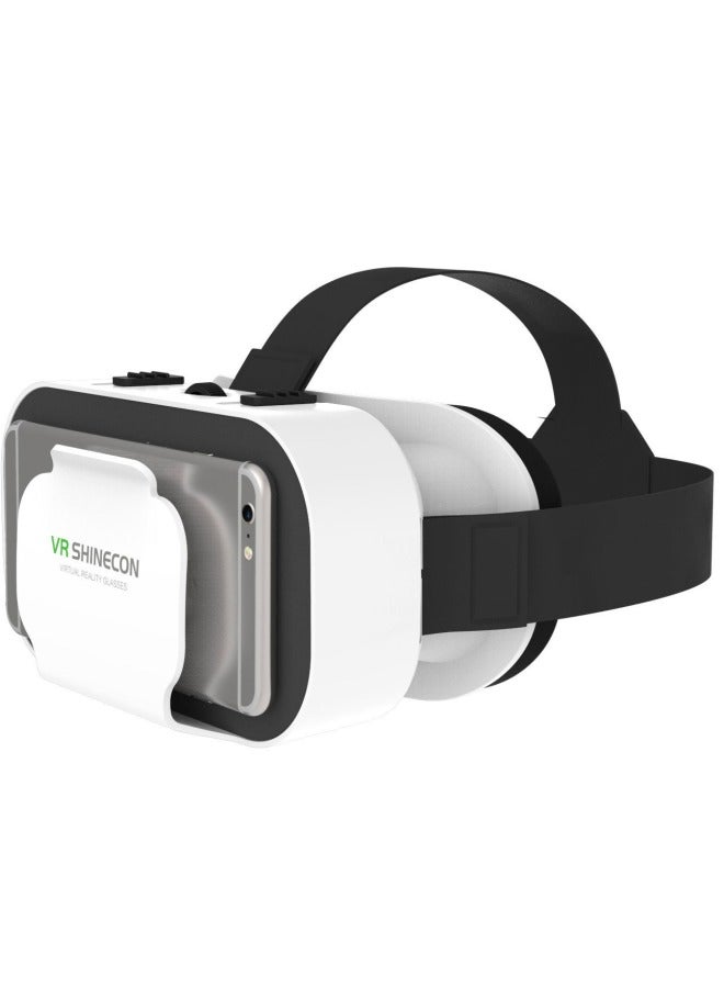 English Version Thousand Magic Vr Glasses Headset All-in-one Intelligent Virtual Reality 3d Glasses-Color:G05A English-White - Image 1