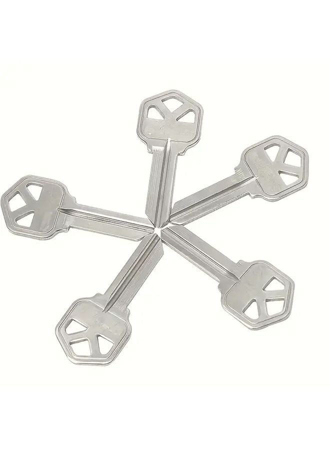 5PCS KW1 Universal Blank Keys Durable Polished Metal Lock Keys for Door Car Commercial - Image 2