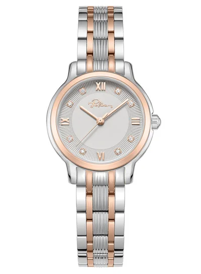 POLICE Women's Charm 27mm Women's Watch with Grey Dial & 316L Stainless Steel Bracelet
