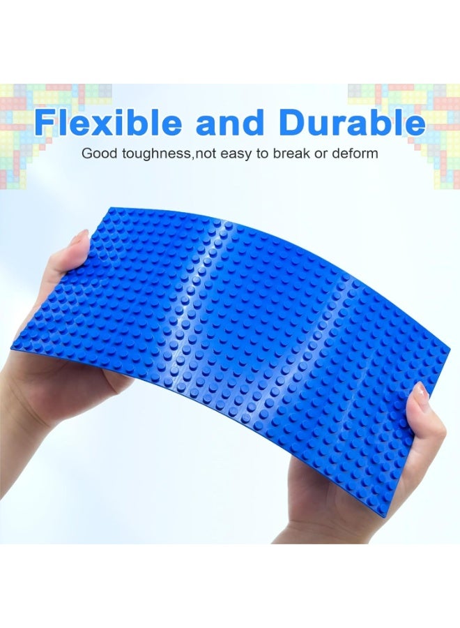 NajmStyle Classic Baseplates, 6 Pcs Rectangle 16 x 32 Stud Building Base, 12.9 x 25.6 CM Building Board BasePlate, 100% Compatible with All Major Brands, Build and Display Board Set - Image 3