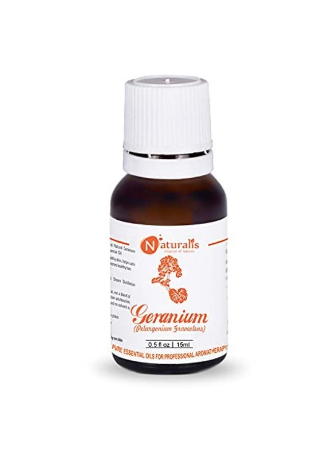 Naturalis Essence Of Nature Geranium Essential Oil For Scalp, Glowing Skin, Massage, Relaxation - 15Ml  - Image 2