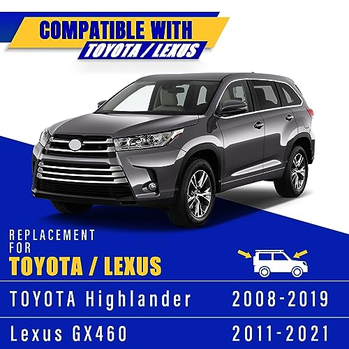 Rooppa 3 مساحات بديلة لسيارة تويوتا هايلاندر 2008-2019 / لكزس GX460 2011-2021، شفرات مساحات الزجاج الأمامي بديل المعدات الأصلية - 26"/20"/12" (مجموعة من 3) U/J HOOK - Image 5