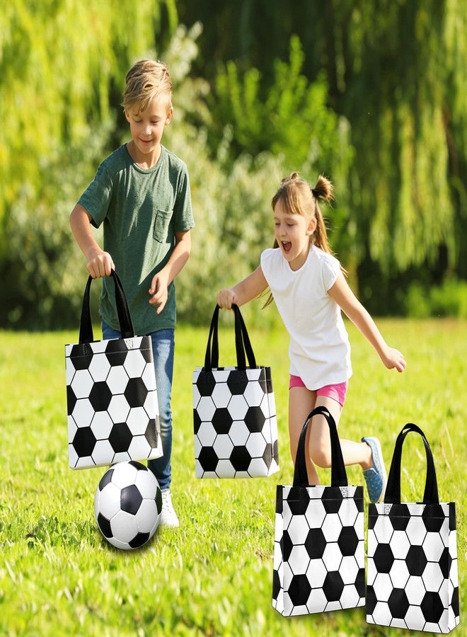 ٢٤ كيس هدايا لكرة القدم بمقابض، أكياس هدايا رياضية بالجملة، أكياس حلوى وهدايا لكأس العالم لكرة القدم، أكياس هدايا غير منسوجة، أكياس هدايا لحفلات أعياد ميلاد الأولاد الرياضية، ومستلزمات تزيين حفلات استقبال المولود الجديد - Image 5