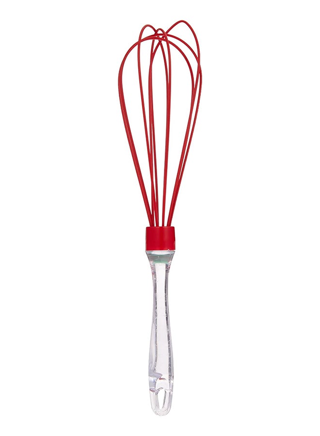 Home Pro Silicon Whisk Red 10 inch - Image 2