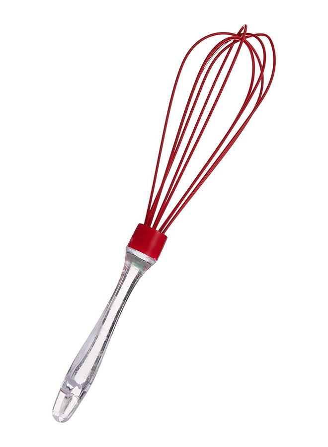 Home Pro Silicon Whisk Red 10 inch - Image 1