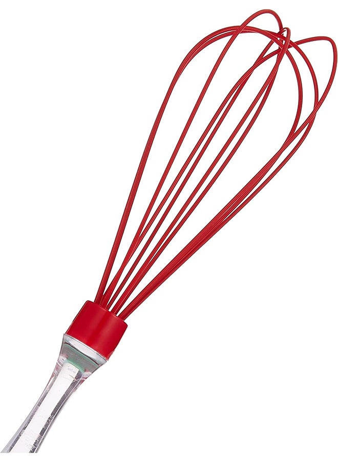 Home Pro Silicon Whisk Red 10 inch - Image 3