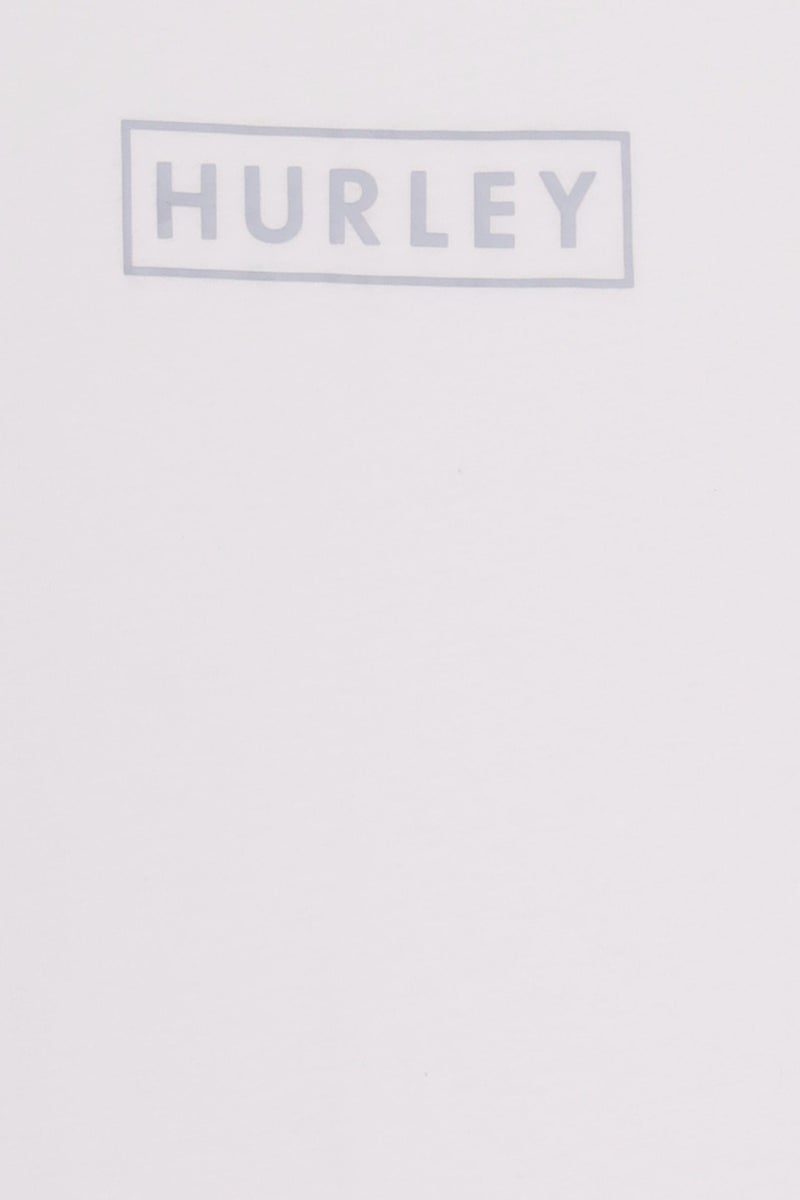 Hurley Men Sportswear Fit Long Sleeve Outdoor T-Shirt, White - Image 5