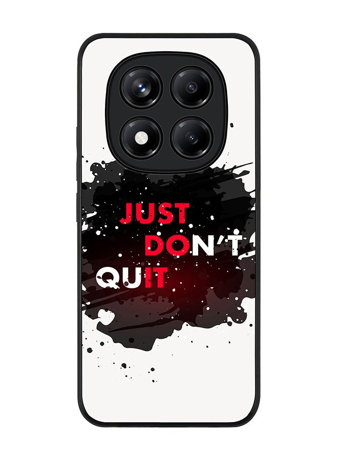 Stylizedd For Xiaomi Redmi Note 14 Pro 5G / X7 5G Case,Slim fit Camera Protection, Shockproof Thin Phone cover  - Just don't quit - Image 1
