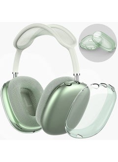 For 2024 Airpods Max2 Protective Case Apple Head-mounted Airpodsmax Earmuff Case-Color:Transparent Green-Model:airpods Max