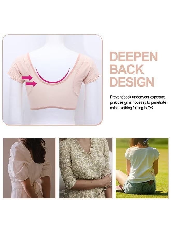 Breathable Mesh Underarm Sweat Vest Armpit Sweat Pads for Under Armpits Underarm Sweatproof Pads Washable Sweatpads Sweat Shield Undershirts for Women Girls Ladies - Image 5