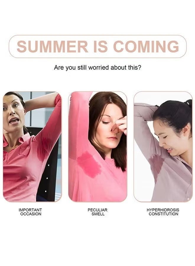 Breathable Mesh Underarm Sweat Vest Armpit Sweat Pads for Under Armpits Underarm Sweatproof Pads Washable Sweatpads Sweat Shield Undershirts for Women Girls Ladies - Image 3