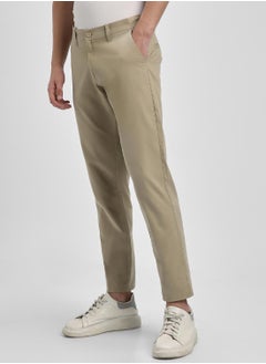 Light Khaki Slim Fit Chinos for Men - 100% Cotton, Full Length, Button & Zip, Mid Rise, Casual - pzsku/ZFB06811B660913184F21Z/45/_/1732823606/ce8fcea8-dd22-4661-ae32-9ec6a503fec6