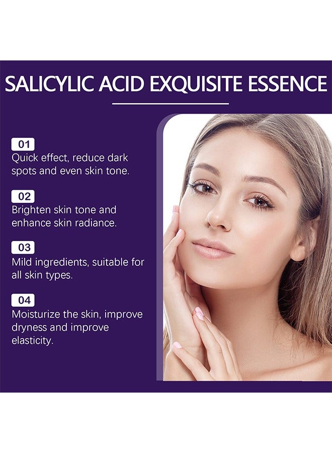 EELHOE Dark Spot Corrector Serum -  Contains Salicylic Acid Niacinamide Facial Dark Spot Remover to Brightening Skin Tone Moisturizing Repair and Improve Facial Dull Moisturizing Essence, 30ml  - Image 5