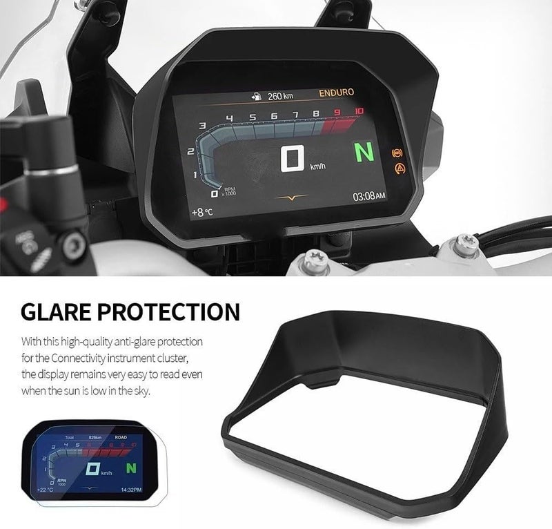 QASULER Motorcycle Instrument Sun Visor for BMW Models - Image 5