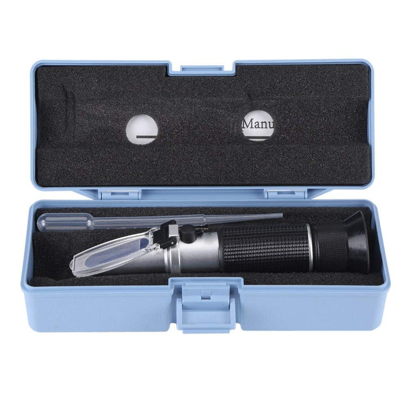 Brix Tester Meter with Clear Calibration and Rubberized Handle for Accurate Sugar Measurement in Beverages - Image 1