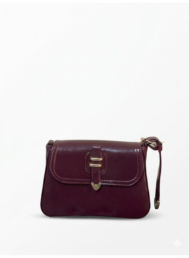 لايف ستيلاش  حقيبة كتف جلد انيقة - نبيتي - ZC-10 - Image 3