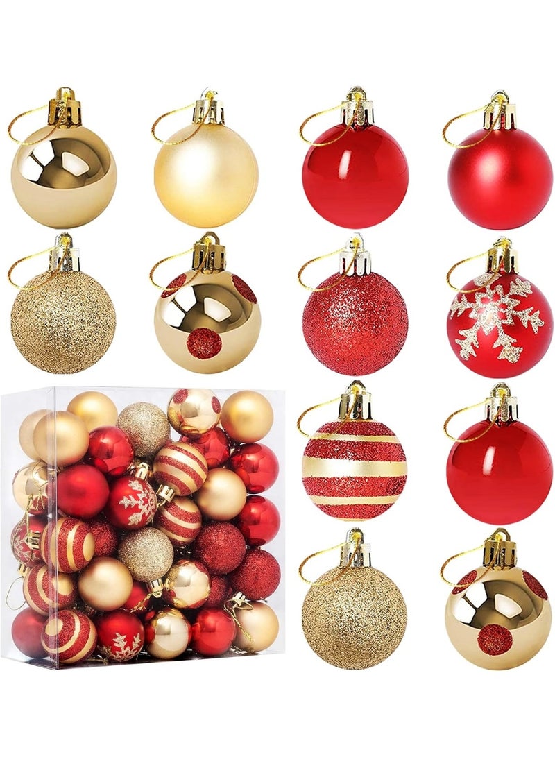 50 قطعة كرات عيد الميلاد الحلي - Image 1