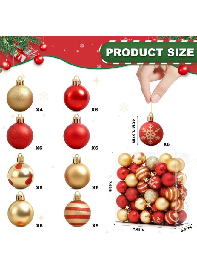 50 قطعة كرات عيد الميلاد الحلي - Image 2