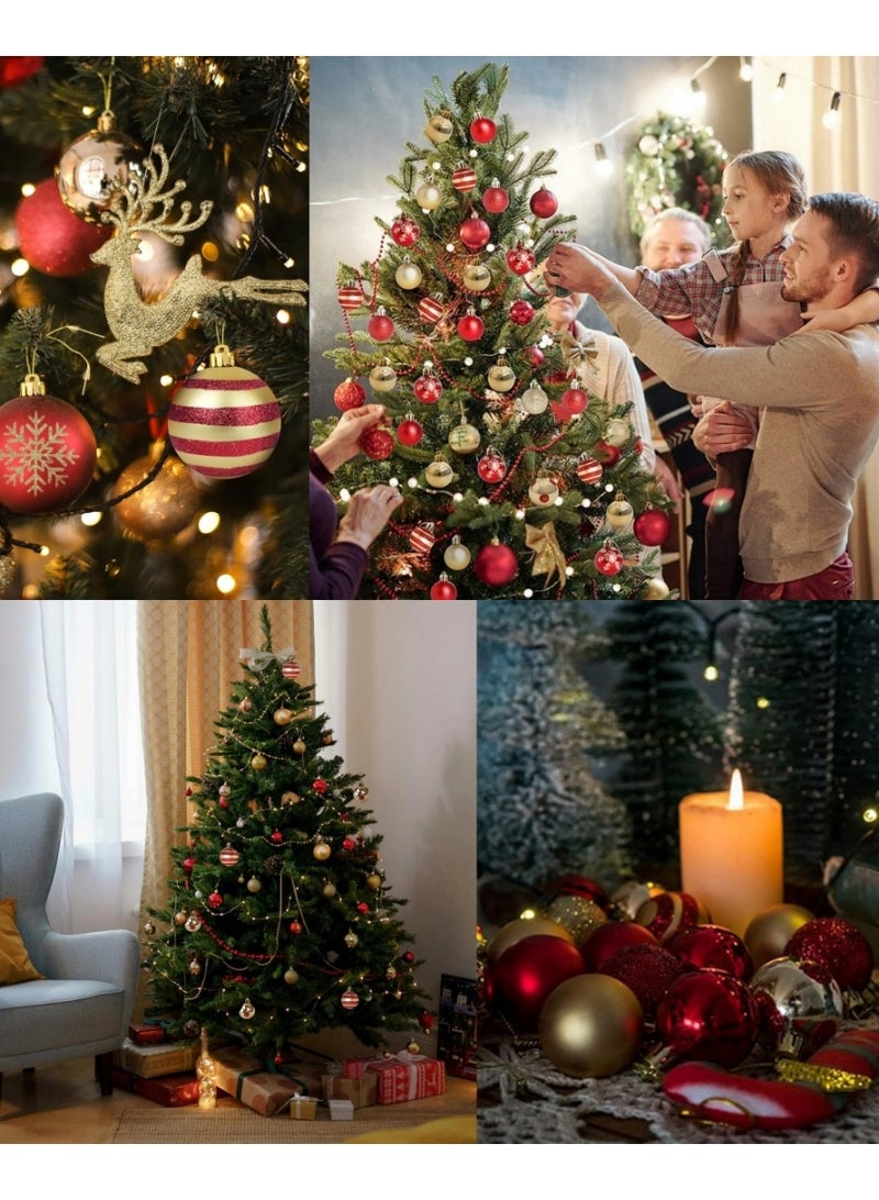 50 قطعة كرات عيد الميلاد الحلي - Image 5